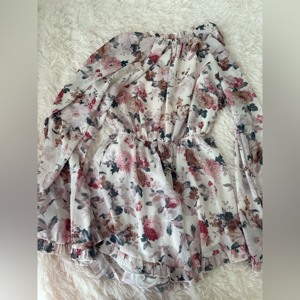 Floral Women's Romper